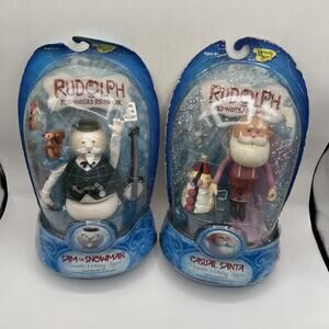 Round 2 Memory Lane Rudolph Red Nosed Reindeer Sam the Snowman Casual Santa READ